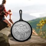 Wanderlust 10.5 Inch Cast Iron Mountain Griddle