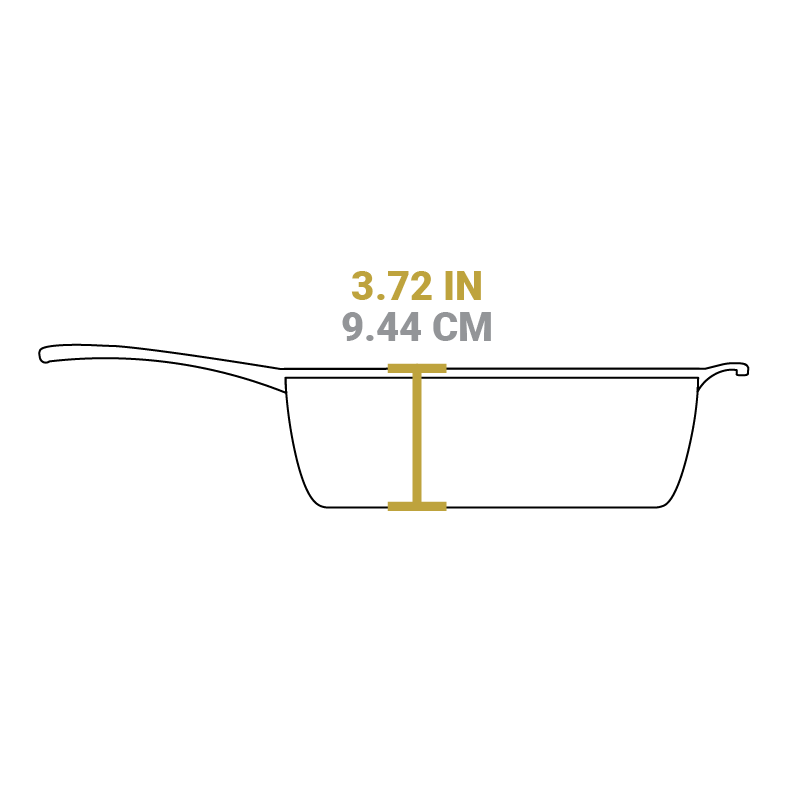 Blacklock 4 Quart Lightweight Cast Iron Deep Skillet With Lid - Image 8