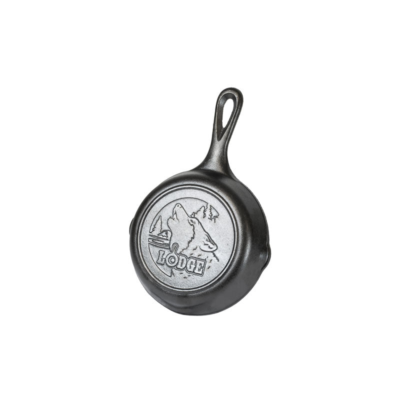 Wildlife Series? 6.5 Inch Cast Iron Wolf Skillet - Image 2