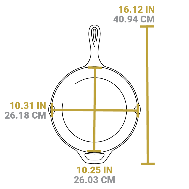Wildlife Series? 10.25 Inch Cast Iron Deer Skillet - Image 5
