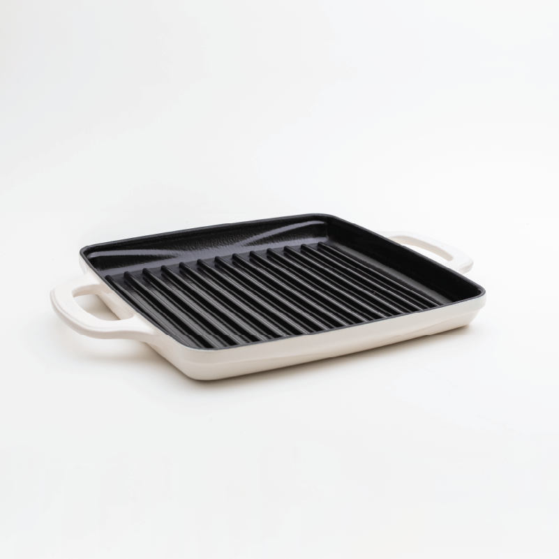 USA Enamel 11 Inch Enameled Cast Iron Grill Pan - Image 20